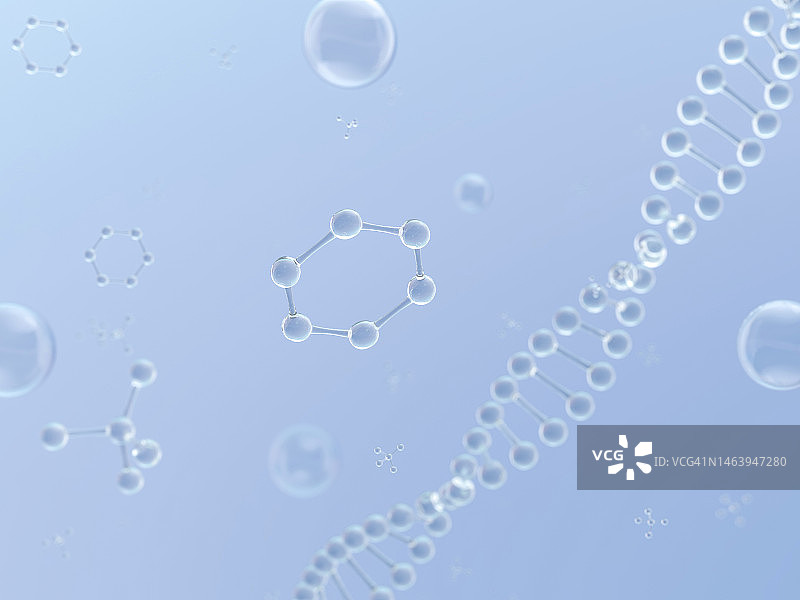 生物技术分子结构图片素材