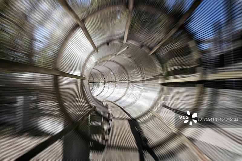 圆形管道内部视图图片素材