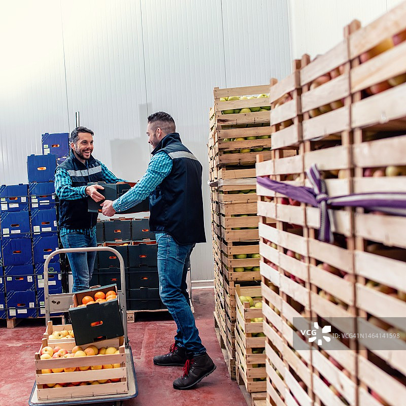 仓库中的新鲜果蔬图片素材