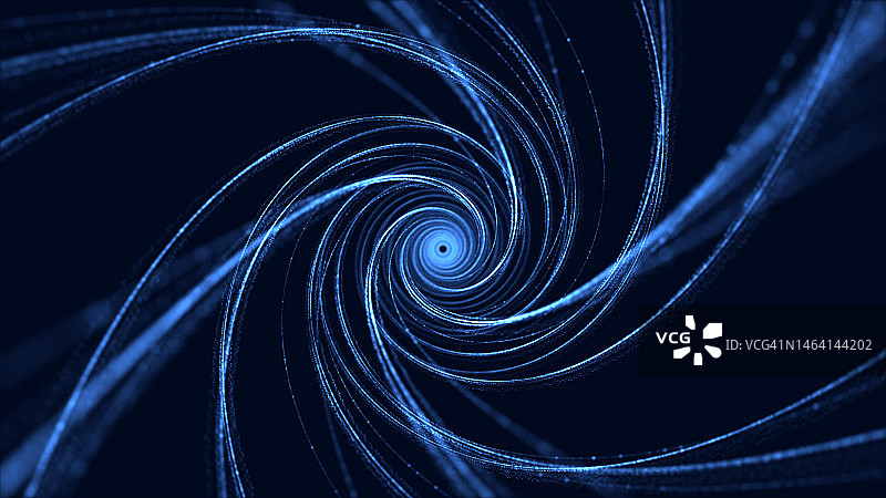 涡流隧道3D渲染图片素材