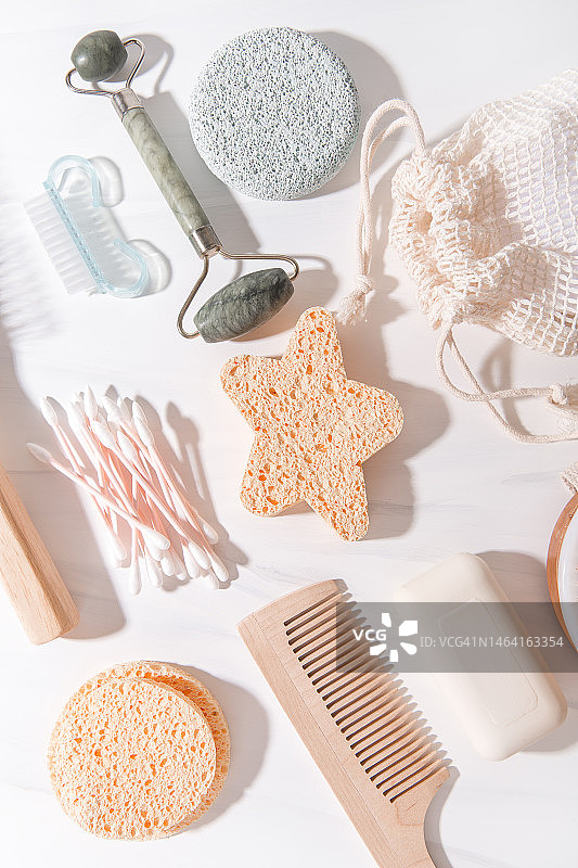 用于身体和面部护理的有机产品图片素材