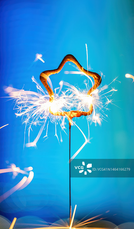 星形烟花棒图片素材