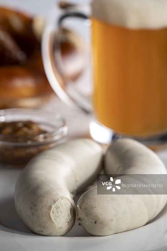 桌上盘中食物的特写，德国沃尔恩扎赫图片素材