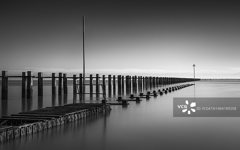 英国舒布里内斯的壮丽海景图片素材