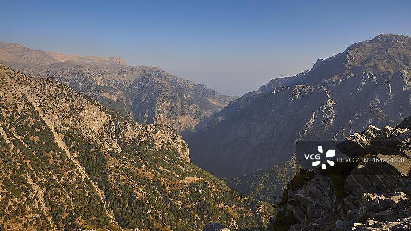 希腊克里特岛卡勒吉小屋图片素材