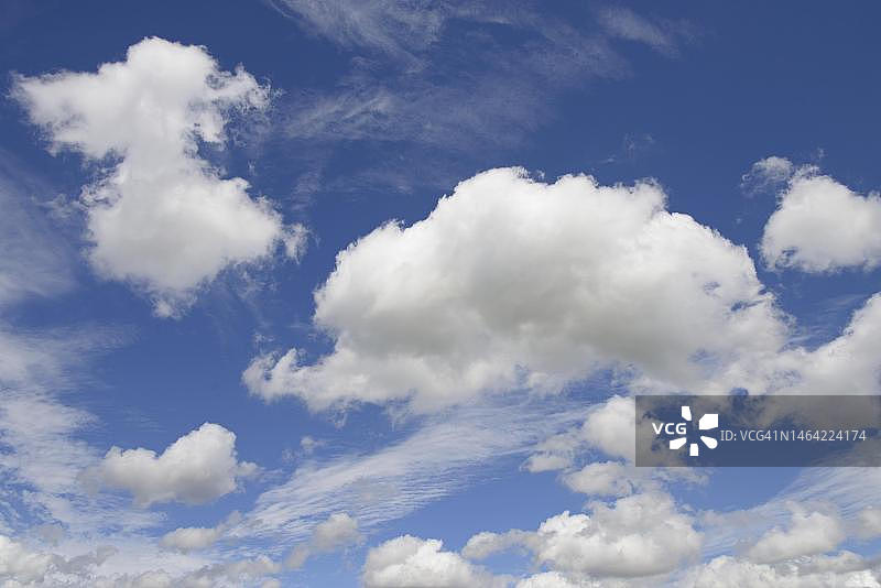 德国北莱茵-威斯特法伦州的积云图片素材