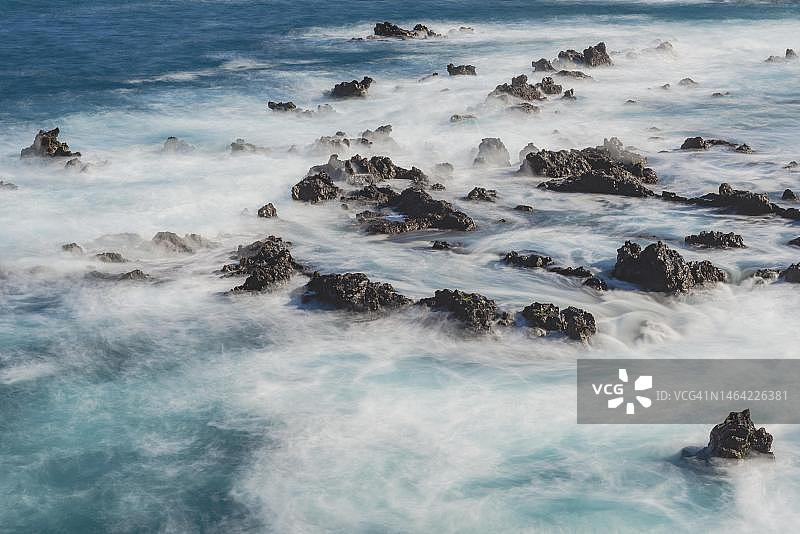 西班牙加那利群岛特内里费岛圣特尔莫海滩风光图片素材