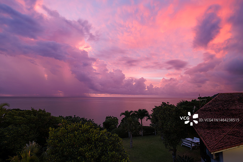 石垣岛浪漫日落图片素材