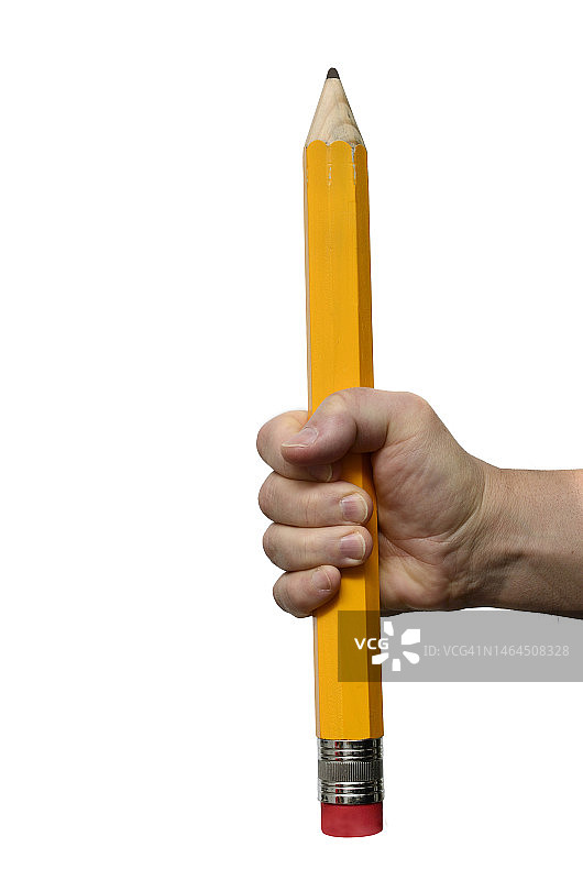 手持铅笔的裁剪照片，芬兰图片素材