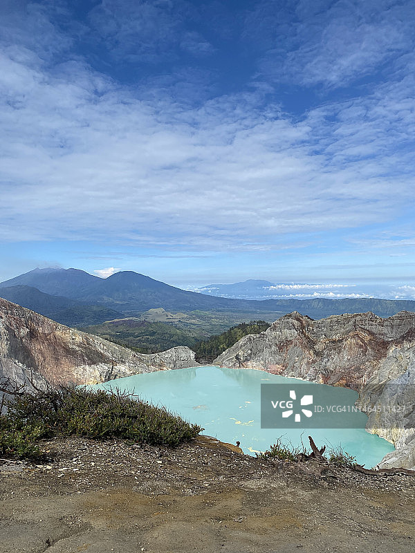 印度尼西亚火山口美景：马穆鲁·马卡勒图片素材