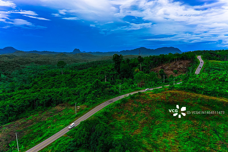 印度尼西亚北加里曼丹省布隆岸风景图片素材