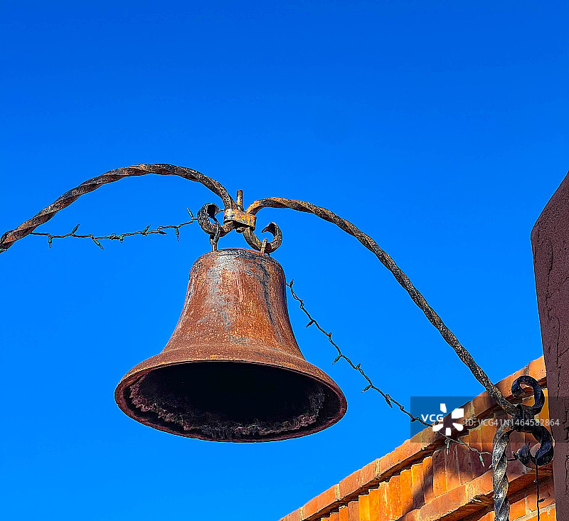 斯科茨代尔铁匠铺外的铃铛图片素材