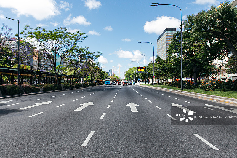 7月9日大道，布宜诺斯艾利斯图片素材