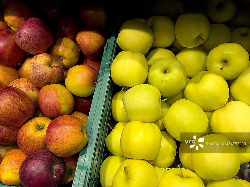 绿色苹果和红色苹果图片素材