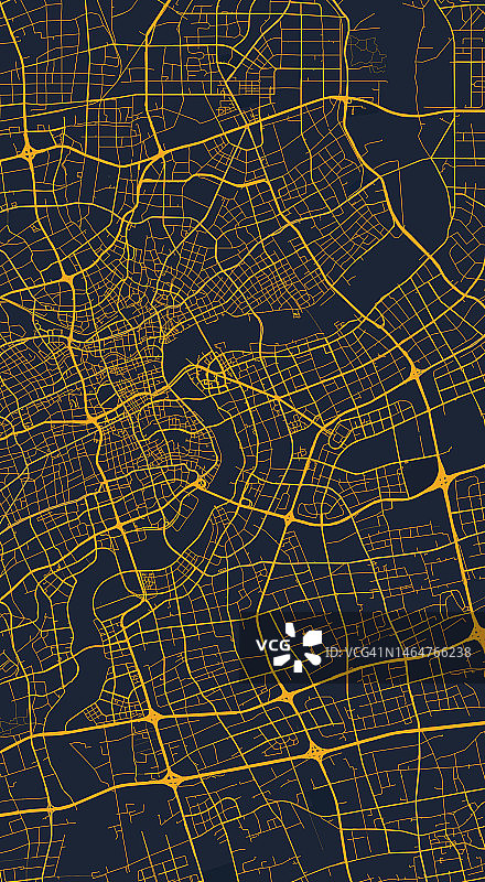 城市规划地图顶视图图片素材