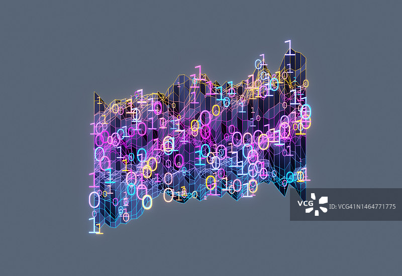 二进制数字图表图片素材