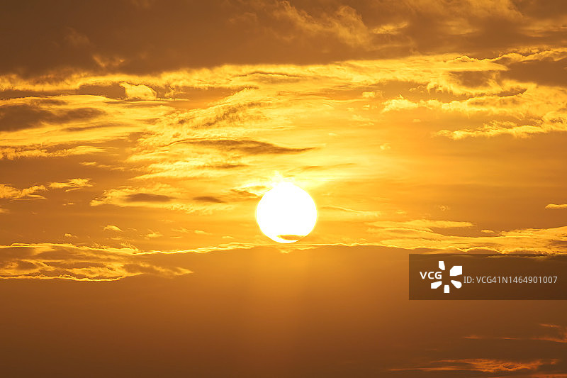 太阳辐射与燃烧造成的全球变暖，热浪、高温与气候变化图片素材