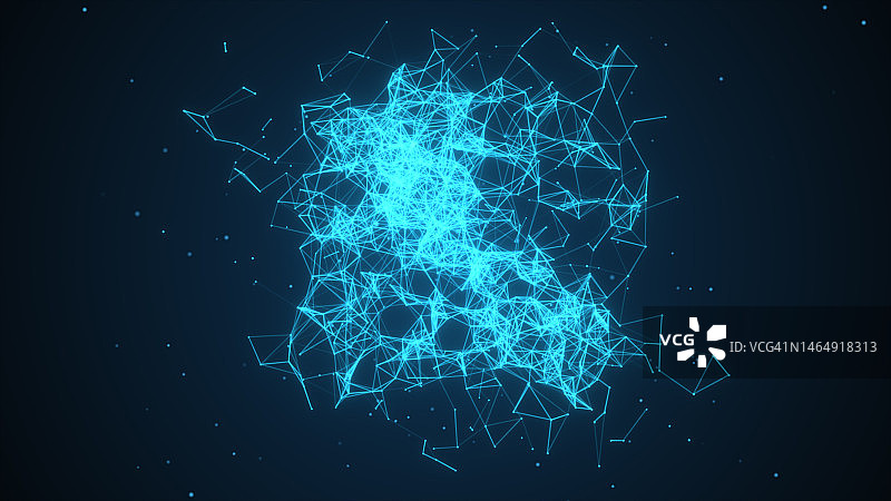 点和线科技背景图片素材