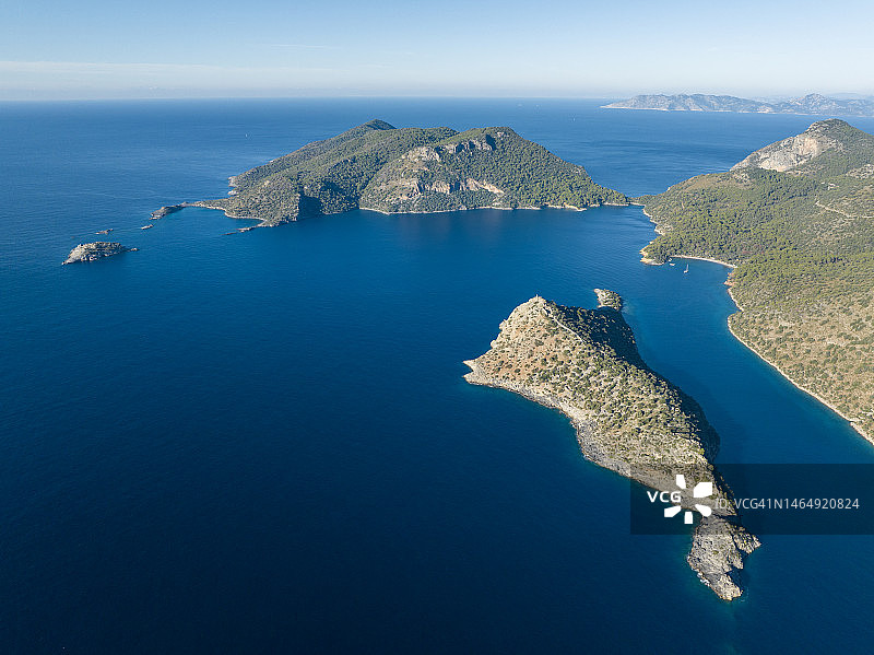 圣尼古拉斯岛和格米莱湾图片素材