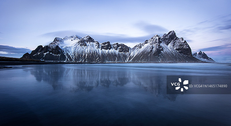 冰岛韦斯特 horn 山图片素材