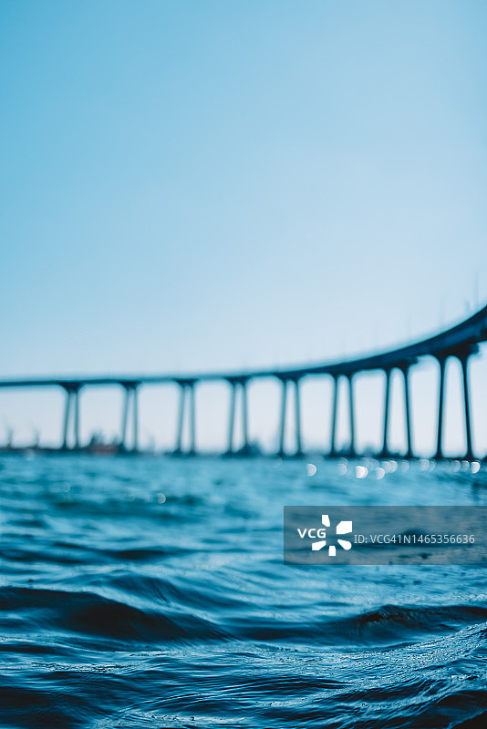 科罗纳多大桥前景焦点图片素材