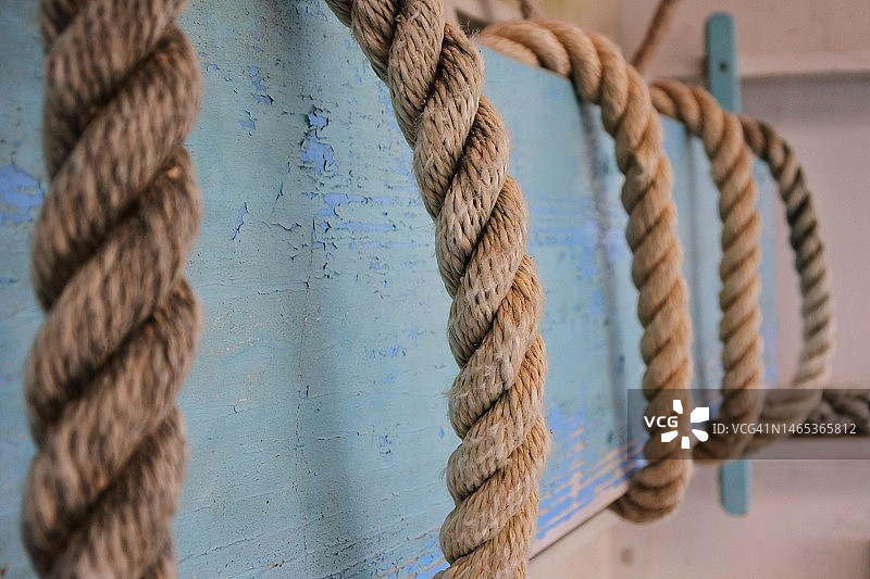 旧航海绳索背景图片素材