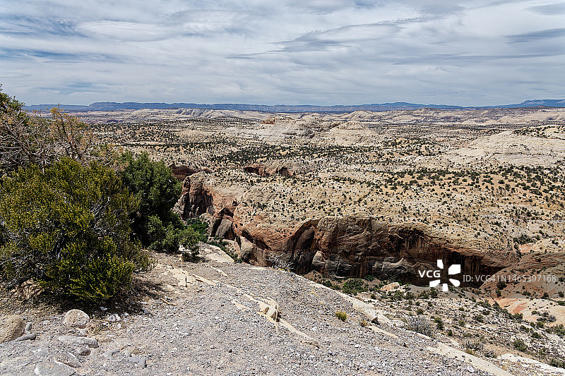 我在犹他州12号风景道上的导航图片素材