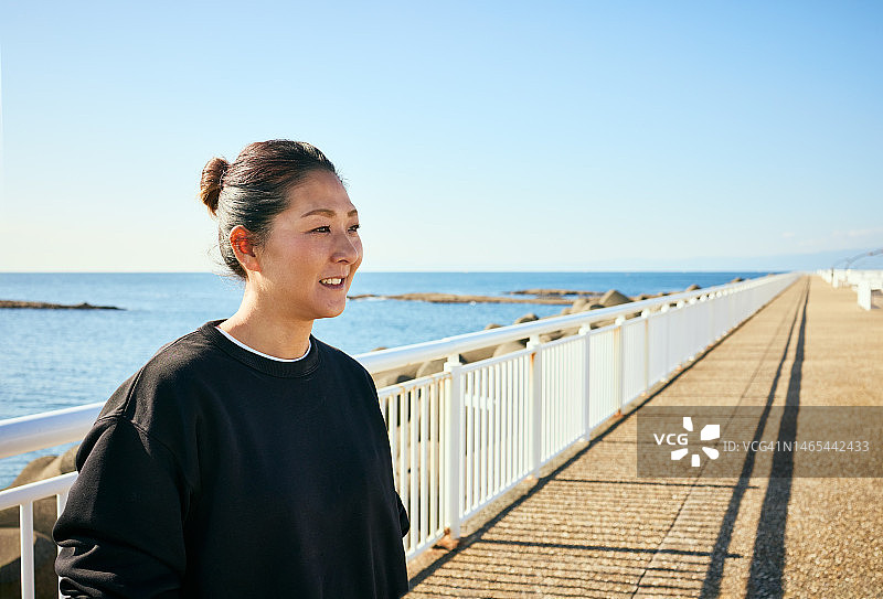 护士与中年妇女肖像图片素材