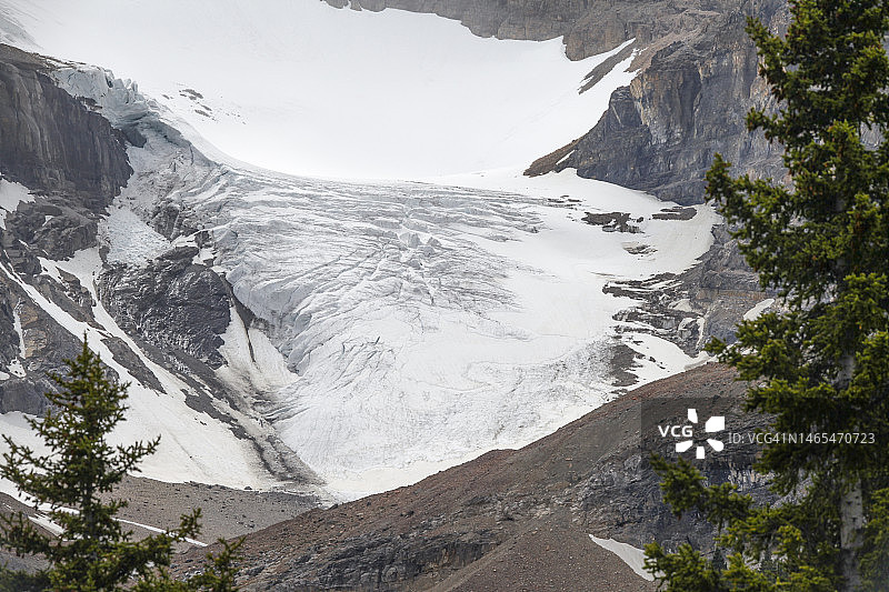 阿萨巴斯卡冰川图片素材