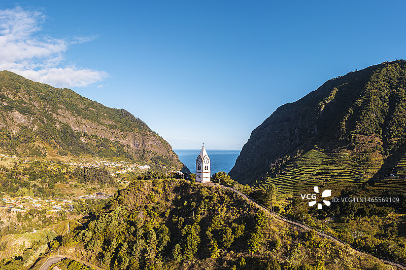 法蒂玛圣母小教堂，圣维森特，马德拉岛图片素材