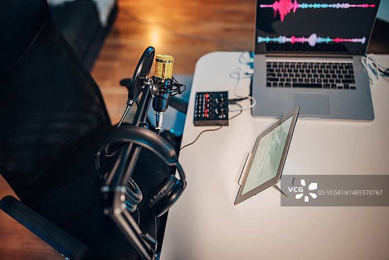 空播客工作室图片素材