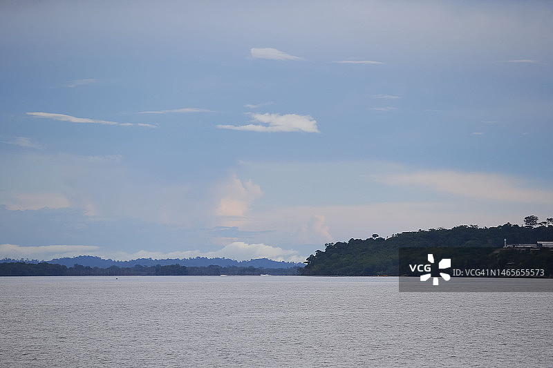 巴西亚马逊河流森林景观图片素材