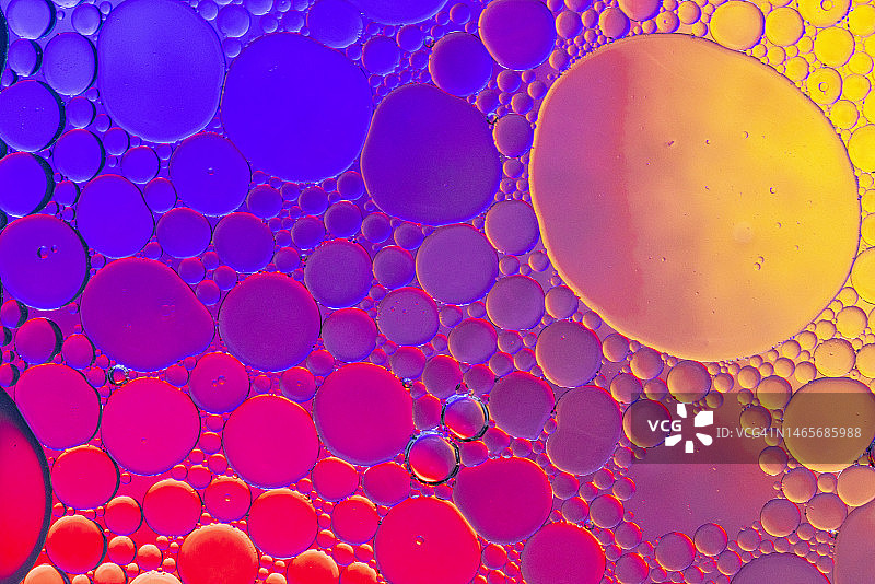 彩色油泡抽象背景图片素材