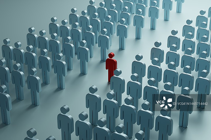 领导力概念照片，3D渲染图片素材