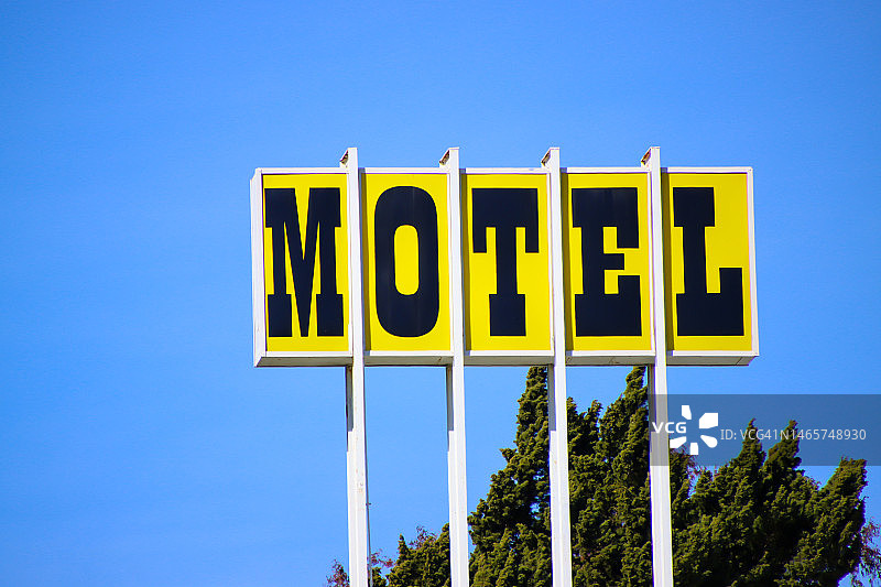 “汽车旅馆”标志图片素材