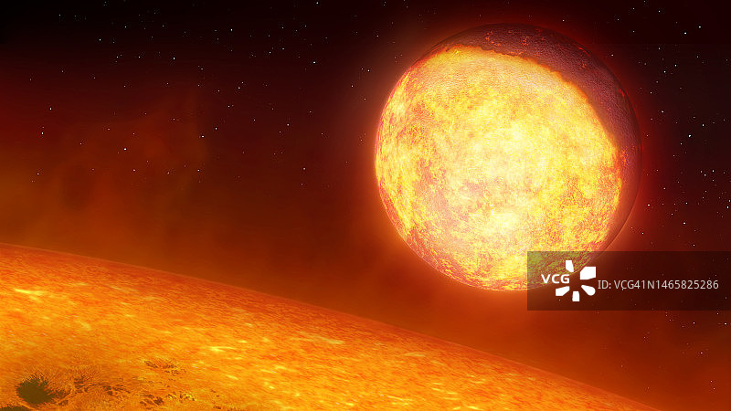 GJ 367b上的岩浆海洋图片素材