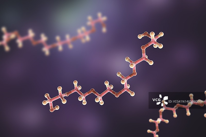 六乙二醇分子结构图图片素材