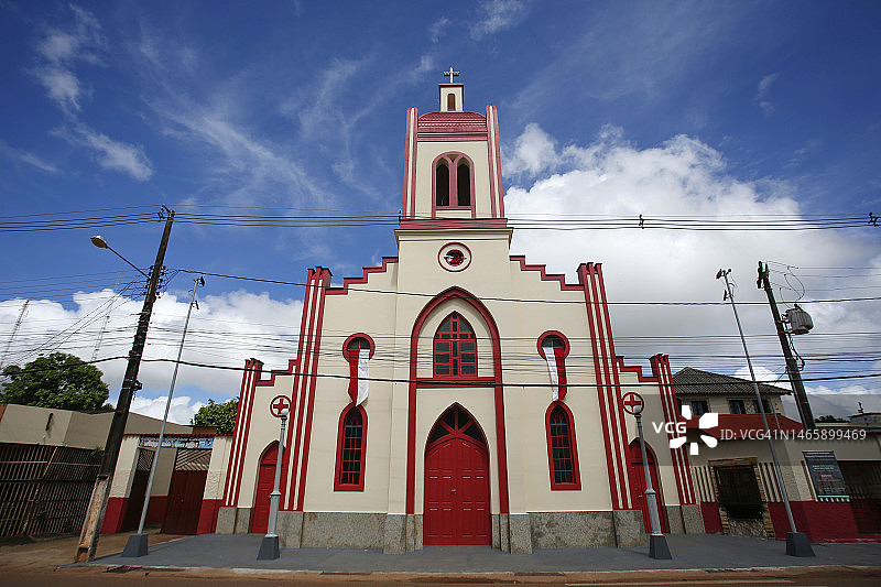 耶稣圣心主教座堂外景，巴西帕拉州图片素材