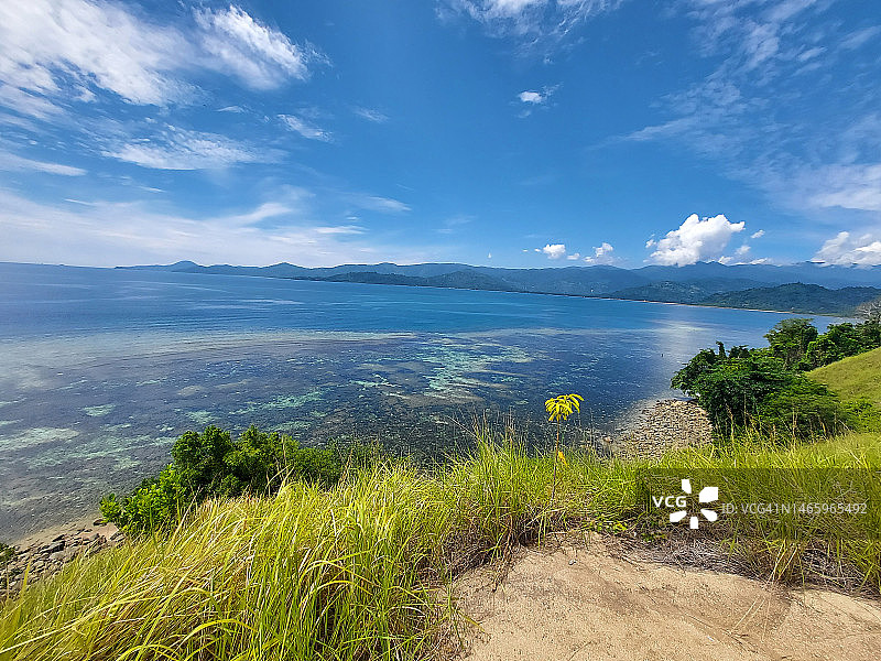 印度尼西亚，天空映衬下的海景图片素材