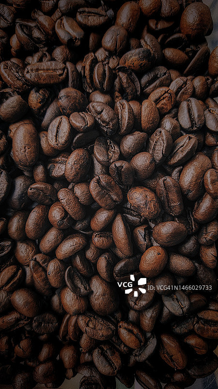 烘焙咖啡豆全画幅照片图片素材