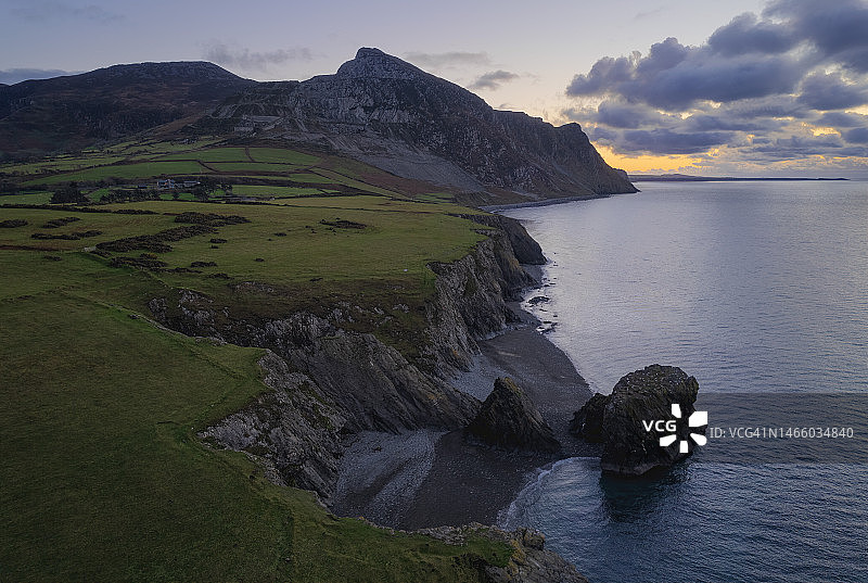 特雷福日落图片素材