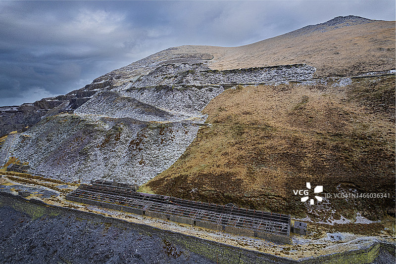 Dinorwic采石场棚屋图片素材