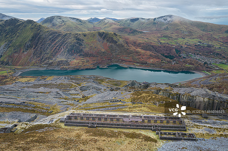 Dinorwic采石场切割棚图片素材