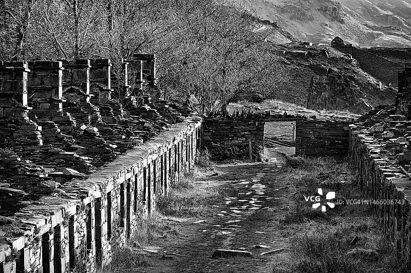 Dinorwic采石场，安格尔西营房图片素材