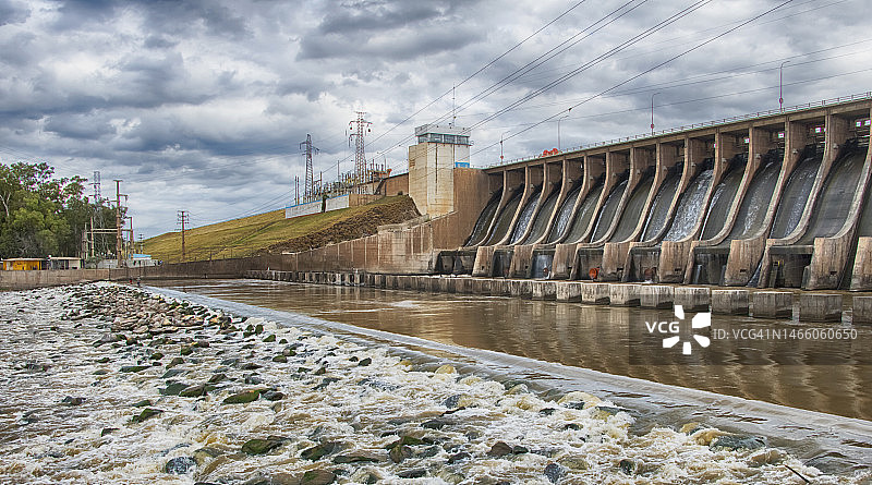 里奥翁多温泉水坝图片素材