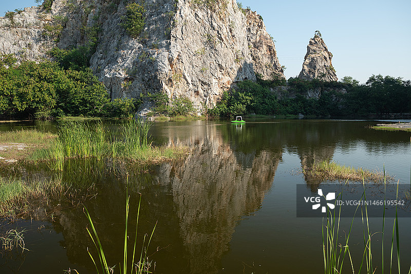 泰国叻丕府考艾石公园风光图片素材