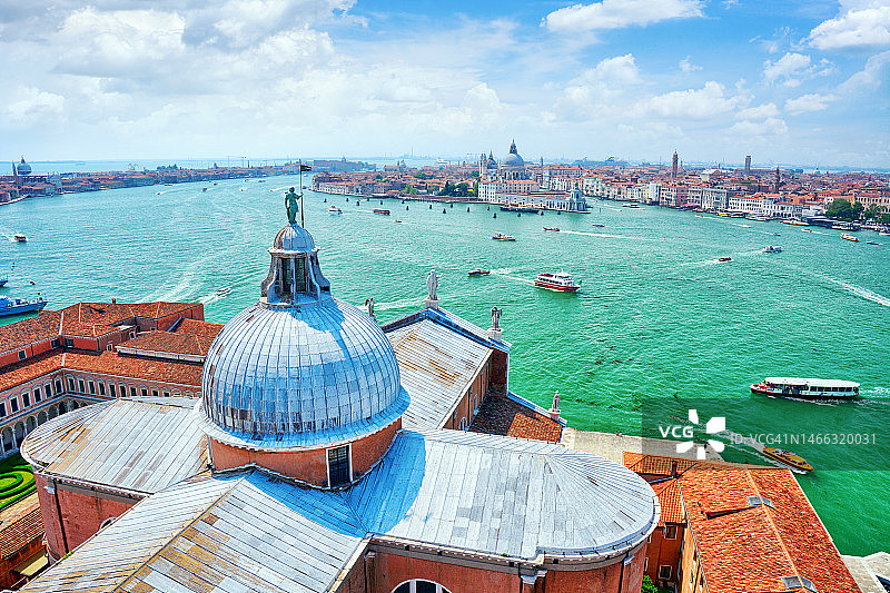 意大利威尼斯的航拍图片素材