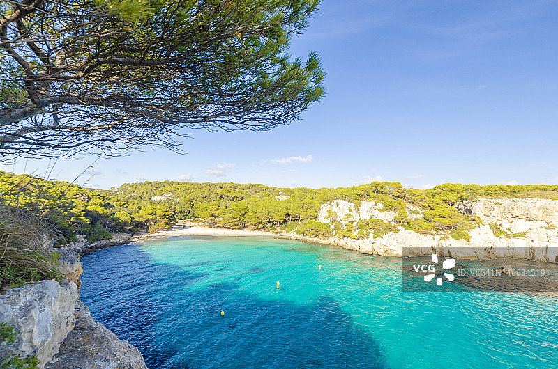梅诺卡岛马卡雷拉海滩图片素材