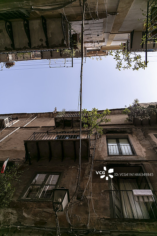 巴勒莫的狭窄街道（2022年10月）图片素材