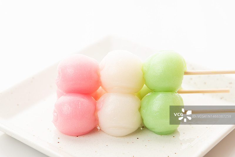 三色饺子图片素材